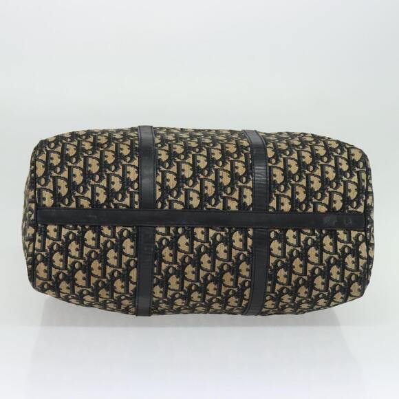 DIOR Trotter Canvas Boston Bag Navy Silver - Picture 9 of 12